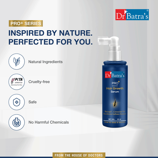 Dr Batra's Pro+ Hair Growth Serum 50 gm, Natural Serum
