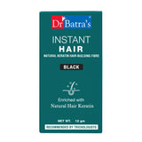 Instant Hair Natural keratin Hair Building Fibre - Black
