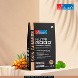Dr Batra’s Nutrigood Skin Gummies – Collagen Boosting with Glutathione, Vitamin C & Hyaluronic Acid for Wrinkle-Free, Radiant & Youthful Skin | Strawberry Flavour | 30 Chewable Gummies