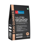 Dr Batra’s Nutrigood Skin Gummies – Collagen Boosting with Glutathione, Vitamin C & Hyaluronic Acid for Wrinkle-Free, Radiant & Youthful Skin | Strawberry Flavour | 30 Chewable Gummies