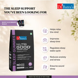 Dr Batra's Nutrigood Melatonin Sleep Gummies | Melatonin, L-Theanine & Chamomile for Restful Sleep | Helps Relax Mind, Reduce Stress & Wake Up Fresh | Sleep Support Supplement | 30 Gummies