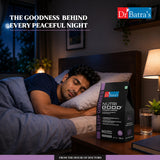 Dr Batra's Nutrigood Melatonin Sleep Gummies | Melatonin, L-Theanine & Chamomile for Restful Sleep | Helps Relax Mind, Reduce Stress & Wake Up Fresh | Sleep Support Supplement | 30 Gummies