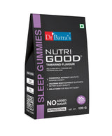 Dr Batra's Nutrigood Melatonin Sleep Gummies | Melatonin, L-Theanine & Chamomile for Restful Sleep | Helps Relax Mind, Reduce Stress & Wake Up Fresh | Sleep Support Supplement | 30 Gummies