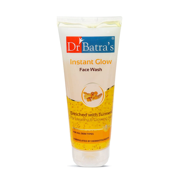 Dr Batra's Instant Glow Face Wash Enriched With Tumeric For Healthy & Glowing Skin - Dr Batra's