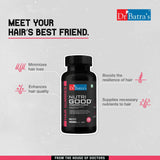 Dr Batra's Nutrigood Biotin Hair Gummies for Strong & Healthy Hair with Grape Seed Extract, Vitamins & Zinc for Nourishment & Protection - Pack of 30 Gummies - Dr Batra's