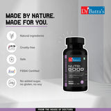 Dr Batra's Nutrigood Melatonin Sleep Gummies for Falling Asleep Faster | Fortified with with L - Theanine & Chamomile to Ease Anxiety & Wake Up Fresh - Pack of 30 Gummies - Dr Batra's