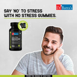 Dr Batra's Nutrigood No stress Gummies for Relaxation & Mental Wellness | Fortified with Ashwagandha, Brahmi & Chamomile for Stress Relief - 30 nos - Dr Batra's