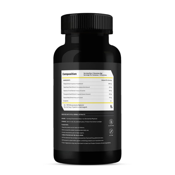 Dr Batra’s NutriGood Shilajit Plus Gummies – Boosts Stamina, Manages Stress & Enhances Vitality - 30 Gummies - Dr Batra's