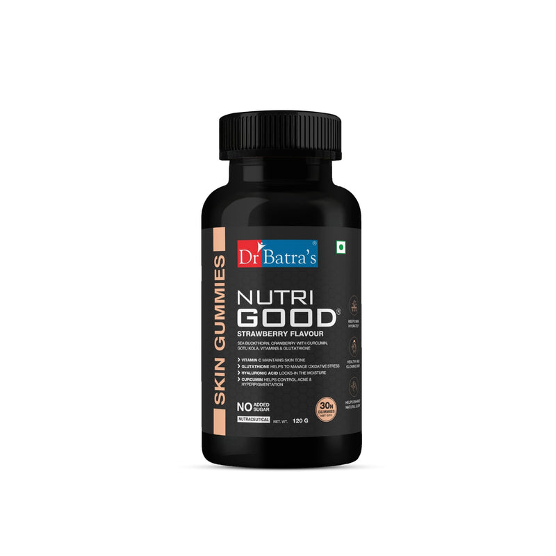 Dr Batra's Nutrigood Skin Gummies for Wrinkle - Free Ageless Skin | Pack of 30 Gummies - Dr Batra's
