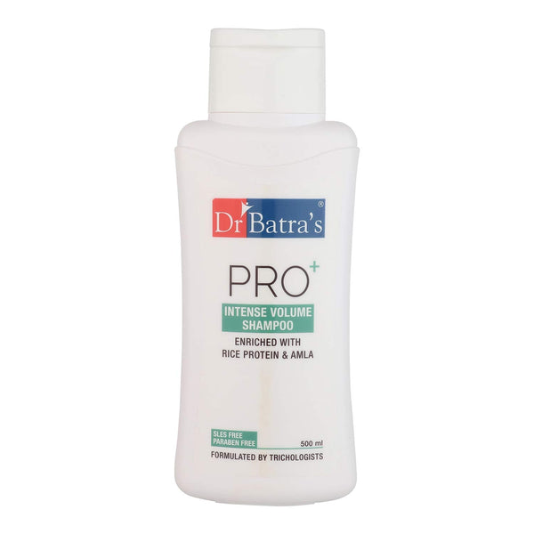 Dr Batra's Pro+ Intense Volume Shampoo, Enriched With Rice protein & Amla - Dr Batra's