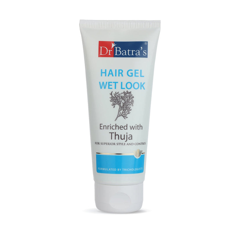 Hair Gel | Strong Hold, High Shine | For Short to Medium Hair - Dr Batra's