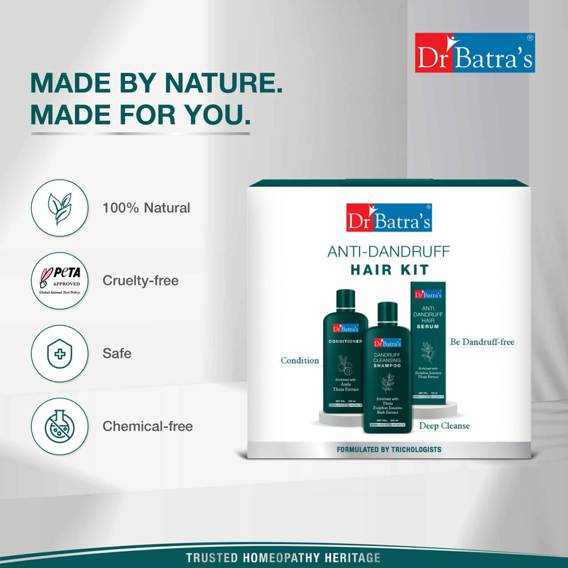 Anti Dandruff Hair Kit - Dr Batra`s - Dr Batra's