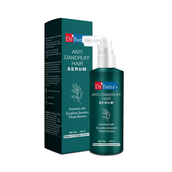 Anti-Dandruff Hair Serum - Enriched with Natural Extract & Thuja for Dandruff Free & Healthy Scalp - Dr Batra's