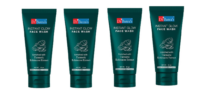 Dr Batra's Instant Glow Face Wash Enriched With Tumeric For Healthy & Glowing Skin - Dr Batra's