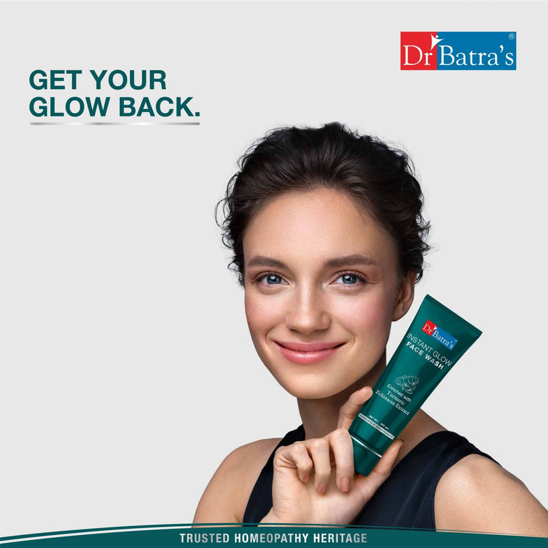 Dr Batra's Instant Glow Face Wash Enriched With Tumeric For Healthy & Glowing Skin - Dr Batra's