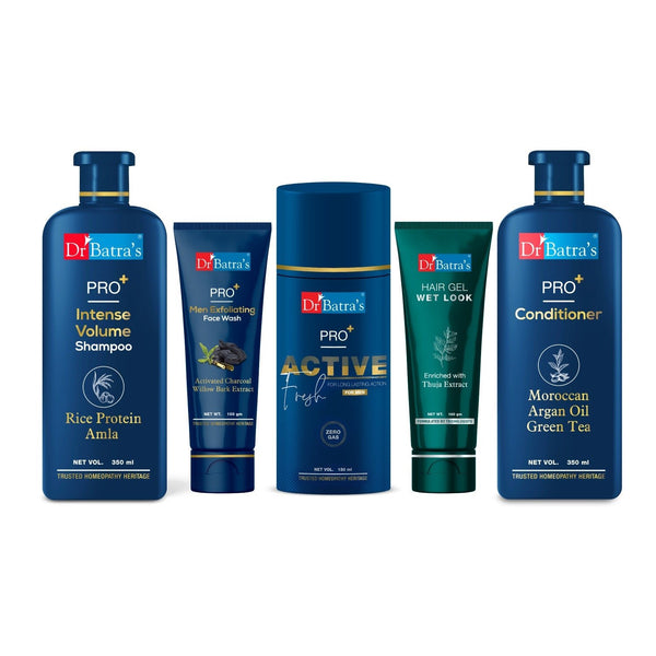 Dr. Batra's Mens Self-care & Grooming Gift Set (Shampoo+Conditioner+Hair gel+facewash+Deo ) - Dr Batra's