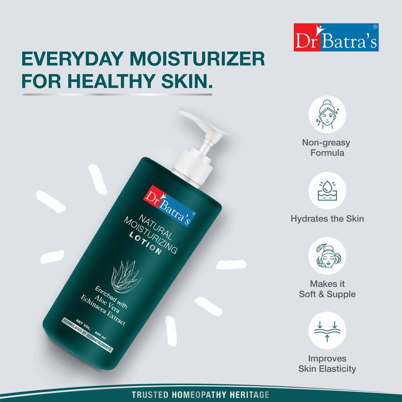 Dr Batra's Natural Moisturizing Lotion Enriched With Echinacea & Aloe vera - Dr Batra's