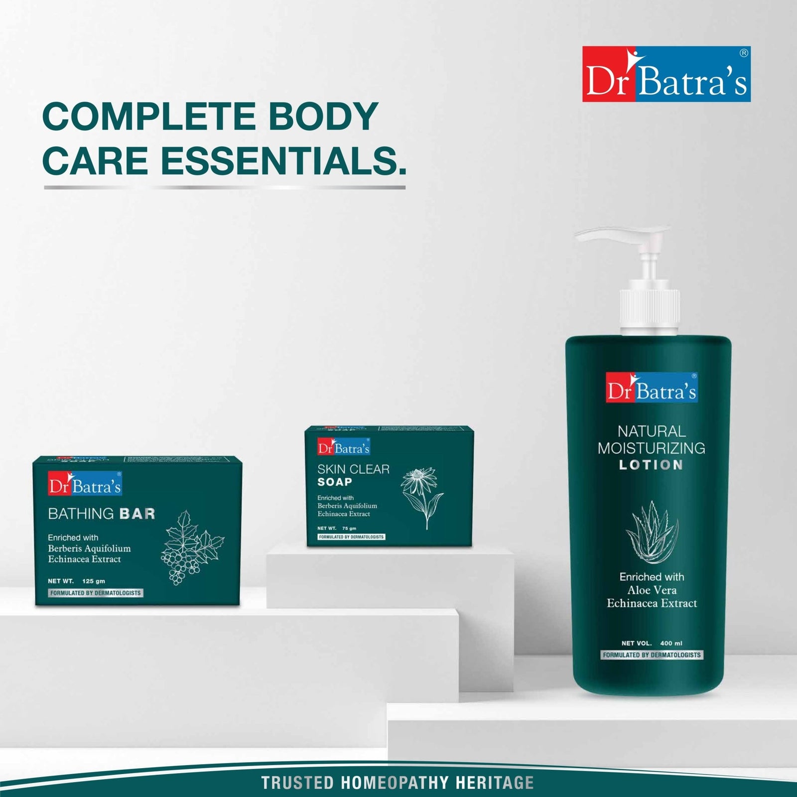 Dr Batra's Natural Moisturizing Lotion with Echinacea & Aloe Vera | Hy