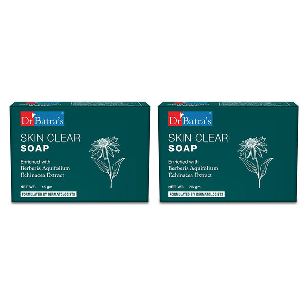 Dr Batra's Skin Clear Soap 75 gm (Pack of 2) - Dr Batra's