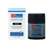 Instant Hair Natural keratin Hair Building Fibre - Black - Dr Batra's