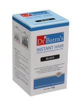Instant Hair Natural Keratin Hair Building Fibre - Black and PRO+ Lock-In Spray - Dr Batra's