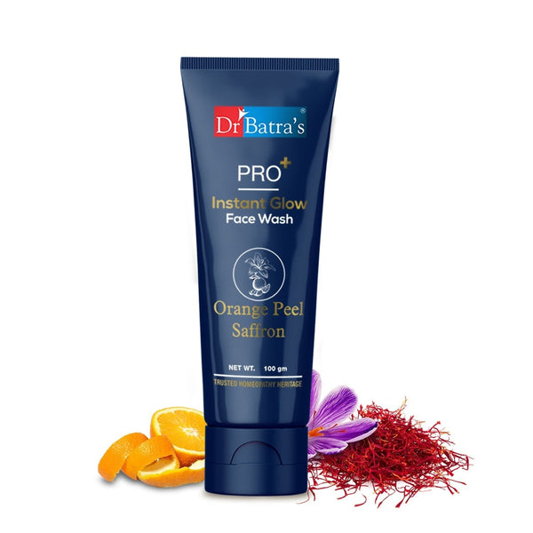 PRO+ Instant Glow Face Wash, Protects Against Impurities. Enhances Natural Glow - Dr Batra's