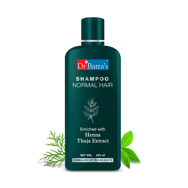 Shampoo for Normal Hair Enriched With Heena & Thuja - Dr Batra's